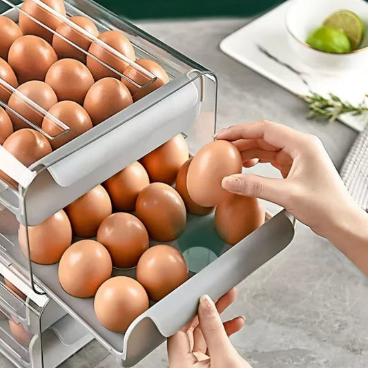 Dispensador Lujoso de Huevos Transparente