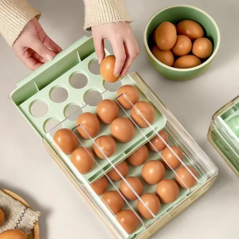 Dispensador Lujoso de Huevos Transparente