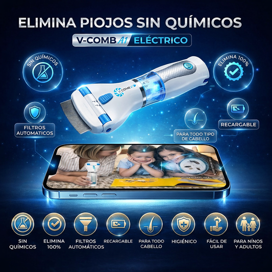 PEINE ELÉCTRICO MATA PIOJOS